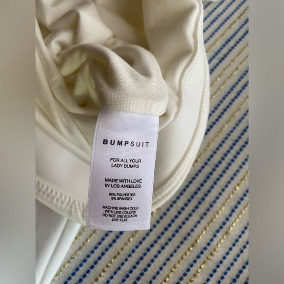 Bumpsuit Legging Maternity Pant Size Small Ivory NEW - Picture 4 of 12